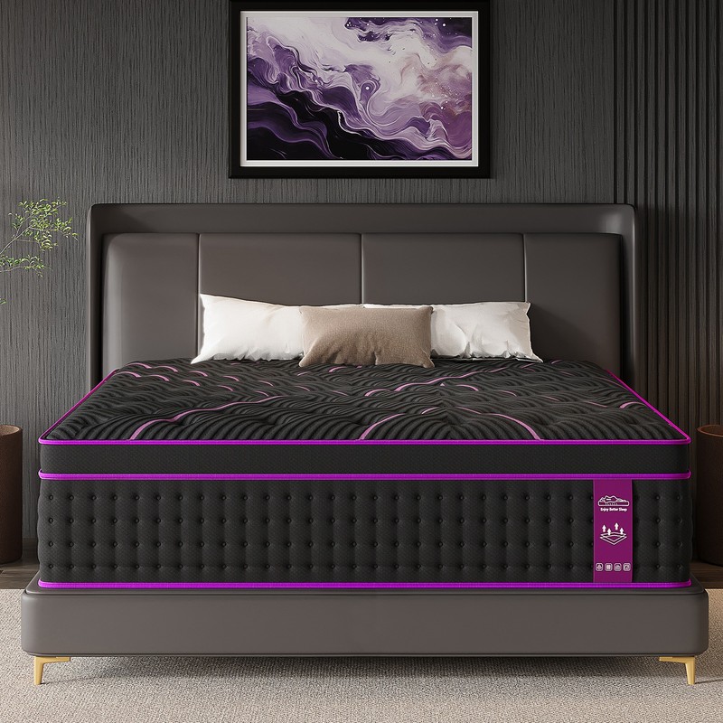 12" 14"Twin Full Queen King Size Gel Memory Foam Spring Mattress In A Box gallery