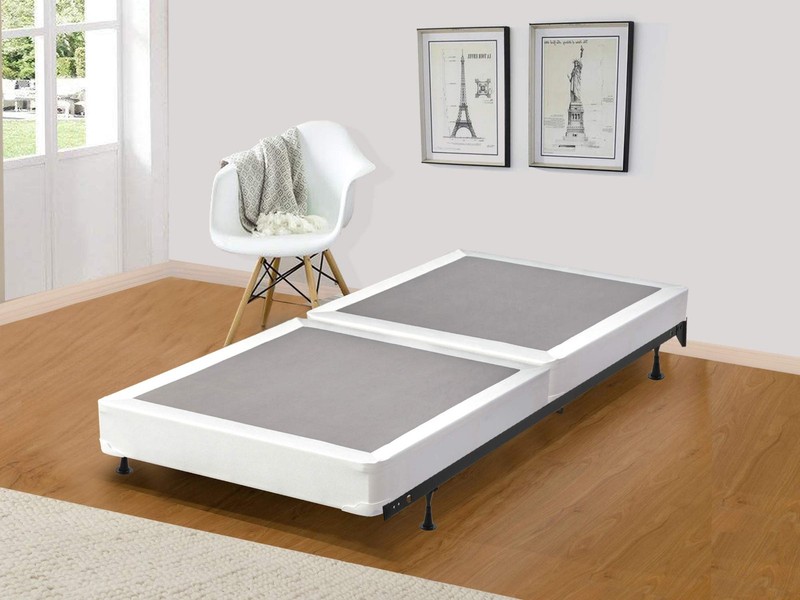 Fully Assembled 4 Inch Split Box Spring for Mattress, Size Twin