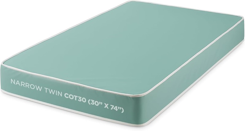 FORTNIGHT 6-Inch Fo Mattr with Water Resistant Vinyl Cover, Firm