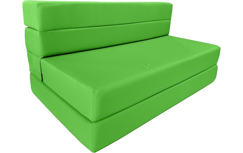 Folding Foam Mattress, Chair Lounger, Studio Guest Sleeper Sofa Bed, 80 x 39 x 6 gallery