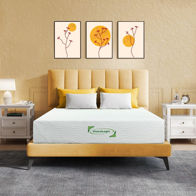 Economical Queen Size Medium Firm Foam Mattress Bed Made in Canada