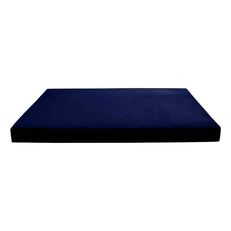 Knife Edge 8" Twin Size 75x39x8 Velvet Indoor Daybed Mattress |COVER ONLY|-AD373