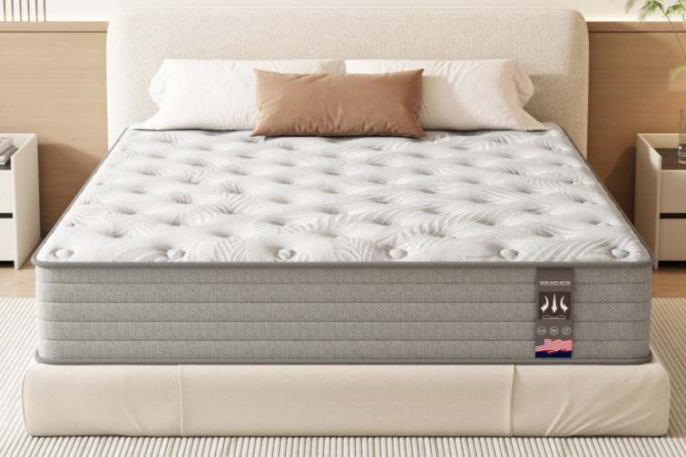 12" Colchones QUEEN Size De Espuma 12 Pulgadas Memory Foam Mattress Hybrid Bed gallery