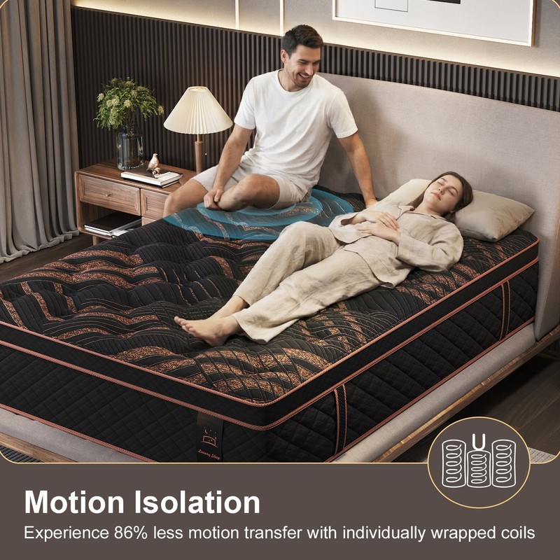 12/14 Inch Hybrid Gel Memory Foam Mattress Twin Full Queen King Size In a Box gallery