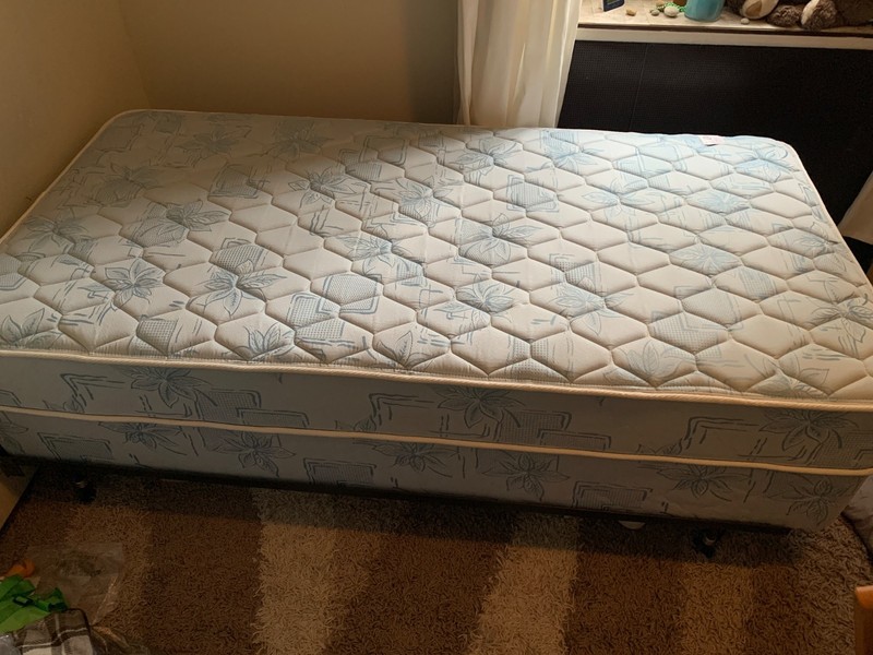 Chiro Premier gentle firm orthopedic twin bed mattress and box spring/frame