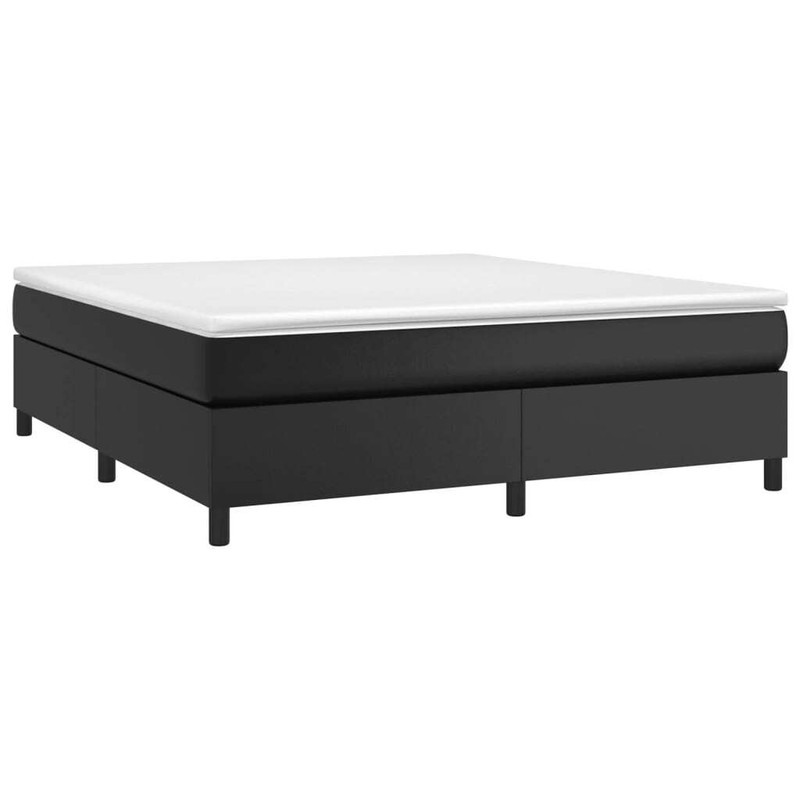 Bed Frame Upholstered Mattress Foundation Bedroom Furniture Faux Leather vidaXL