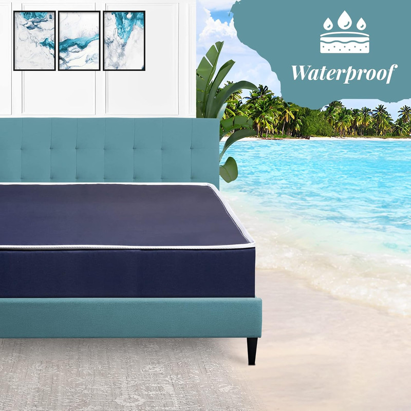 8" Firm Double Sided Mattress, Elegant Comfortable Waterproof Mattresses for Sou gallery