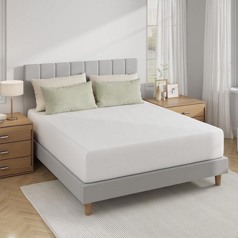 12" Gel Memory Foam Queen Mattress in a Box for Cool, Comfortable Sleep