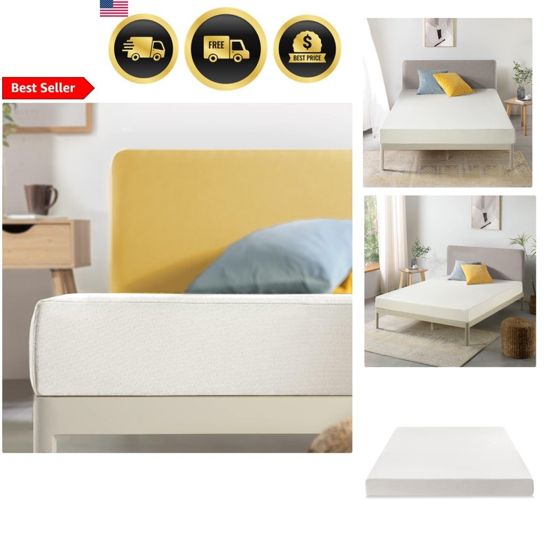 Memory Foam Mattress Green Tea Bed In A Box Pressure Relief Full Size