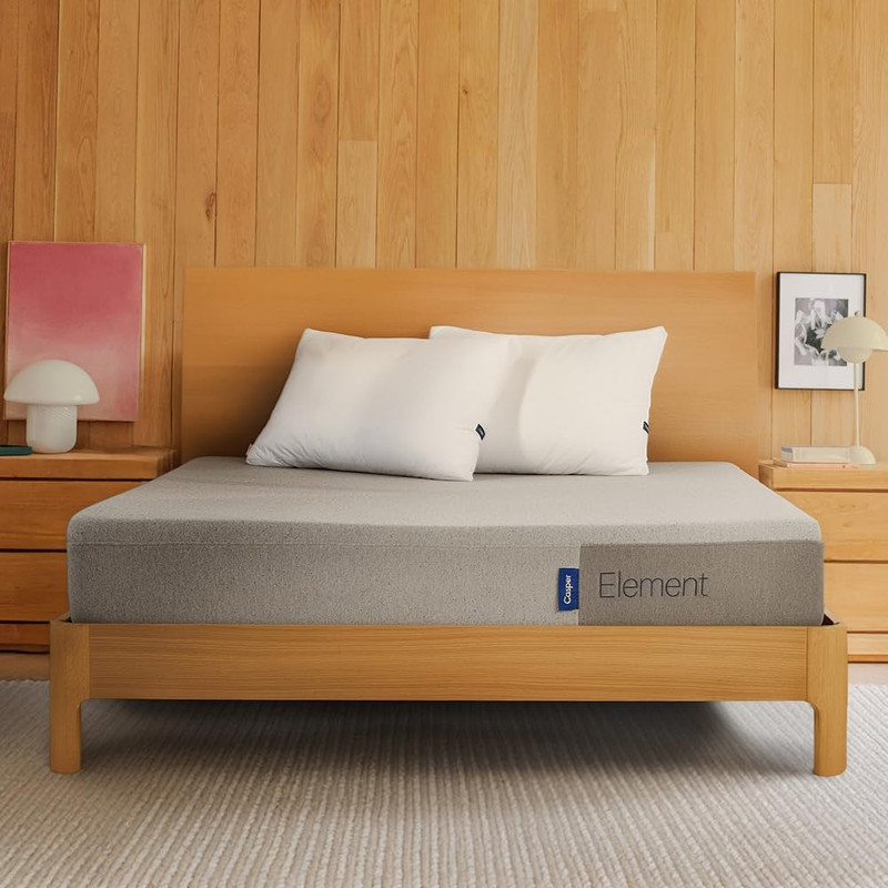 Casper Sleep Element Queen Mattress - Medium Feel - Motion Isolation - Breathabl