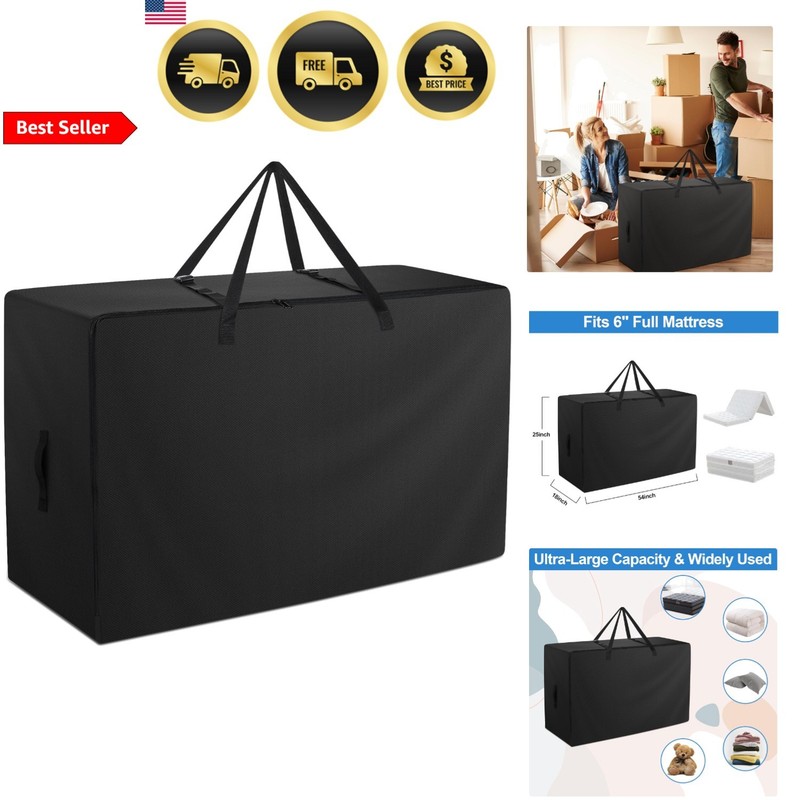 Folding Mattress Bag Protects 6 Full Mattress Travel Storage Water Resistant