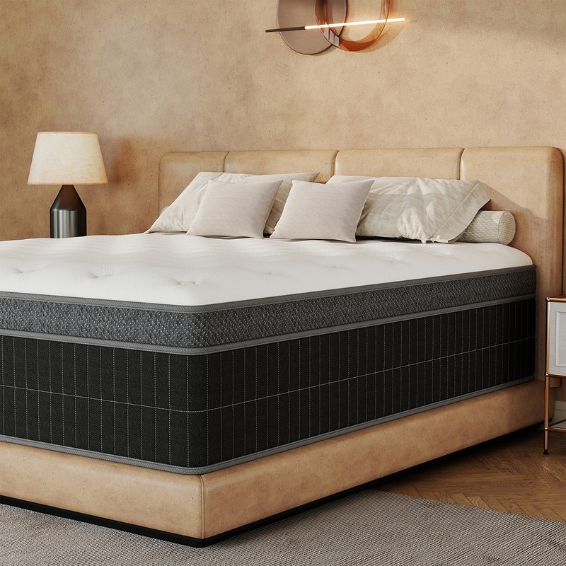 10"12"14" Twin Full Queen King Mattress In A Box Gel Memory Foam Hybrid Spring