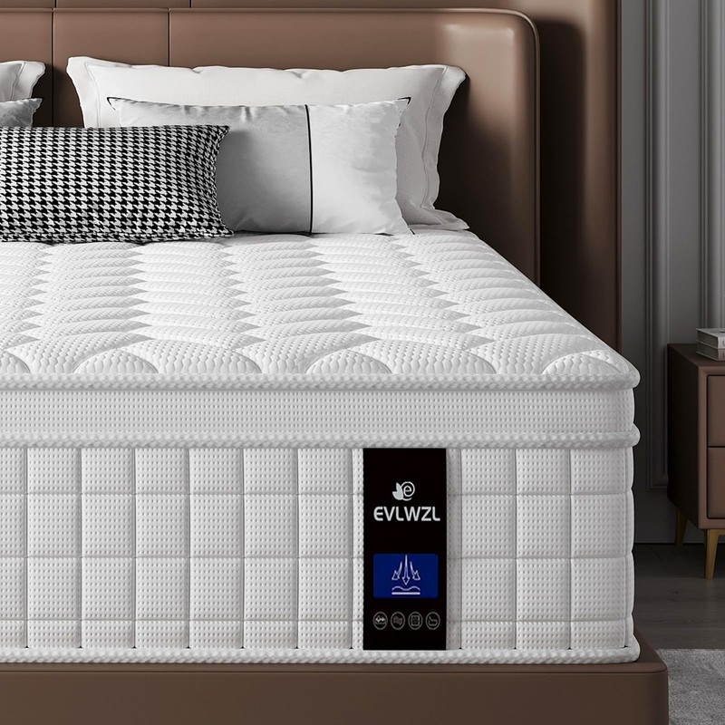 Full Size Mattress,14 inch Memory Foam Hybrid Mattresses in a ，Full Mattress …