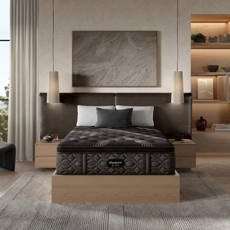 Queen Simmons Beautyrest Black Series 2 Plush Pillow top Retail $3199