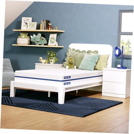 Nectar Kids 8” – 2-Sided Design for Growing Children – Pressure Twin Mattress