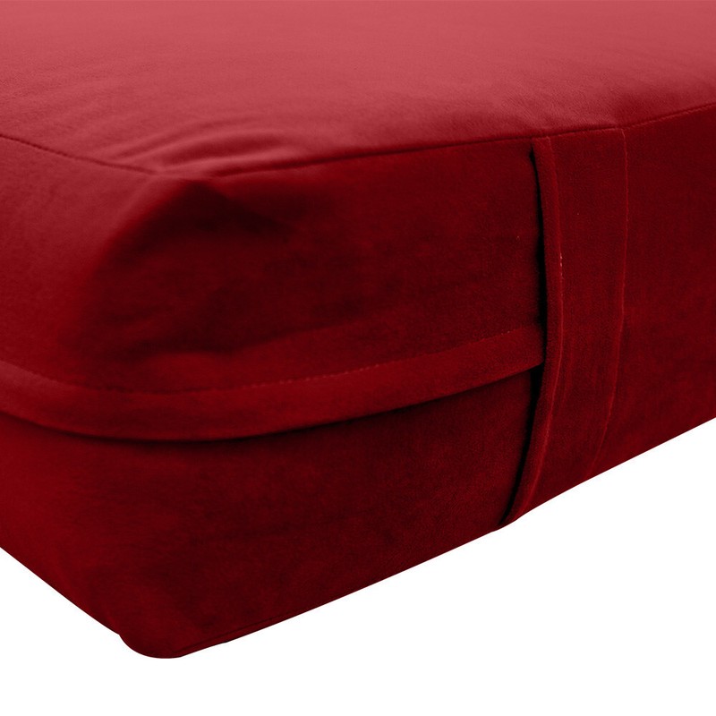 Knife Edge 6" Twin Size 75x39x6 Velvet Indoor Daybed Mattress |COVER ONLY|-AD369 gallery