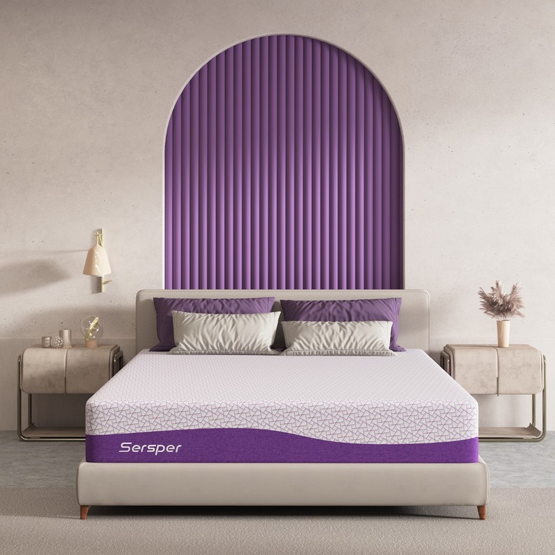 12 inch King Size Cooling Mattress Bed Gel Memory Foam in a Box Medium Firm gallery