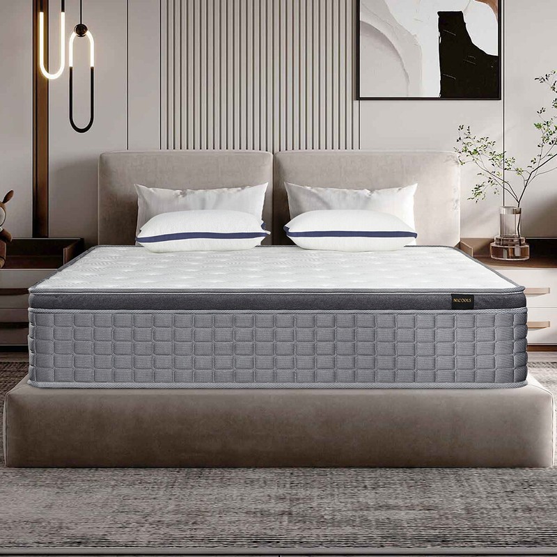 12'' Mattress Memory Foam Hybrid Spring Twin Full Queen King Luxury Bed in a Box