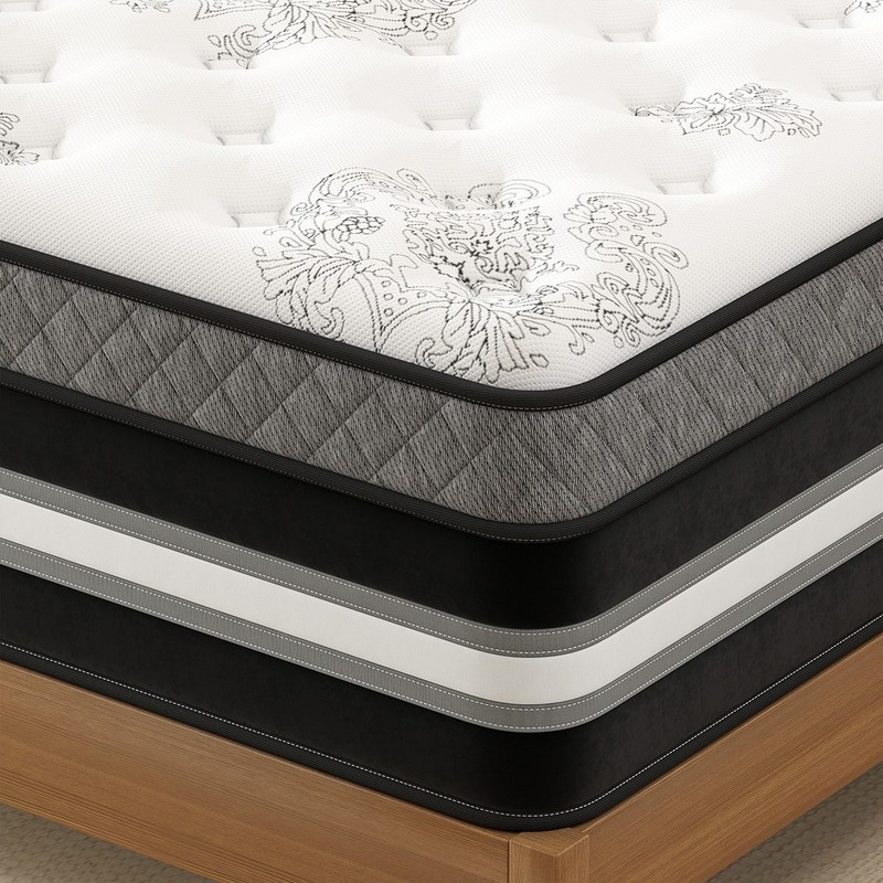 12"14" Mattress Twin Full Queen King Size Gel Memory Foam Pocket Spring in a Box