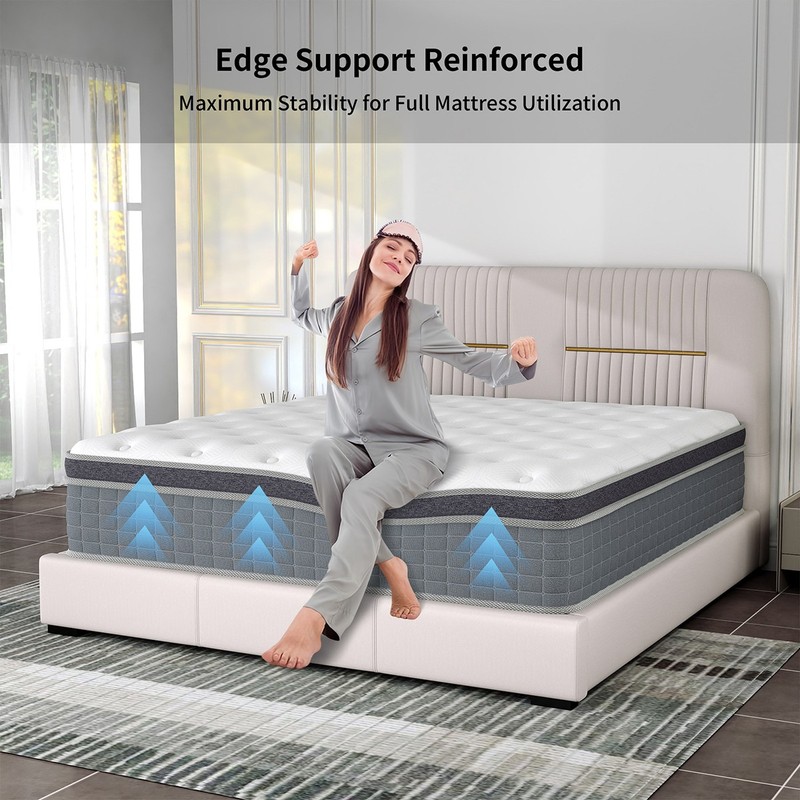 12/14 Inch Memory Foam Mattress Luxury Twin Full Queen King Hybrid Medium Firm gallery
