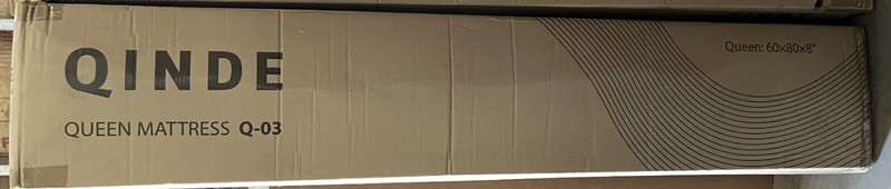 QUEEN Bed Mattress QINDE Q-03 Original Mattress Bed Topper 60x80x8"