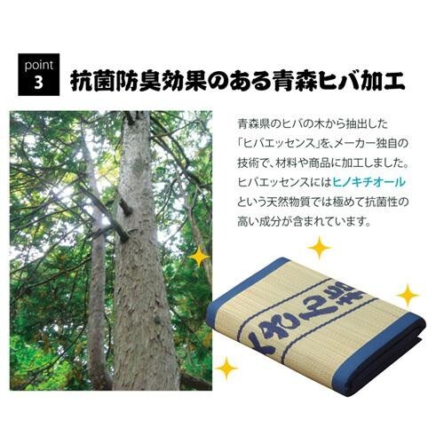 IKEHIKO Tatami Mattress Japanese rush grass 70×150cm Foldable Bed Futon blue gallery