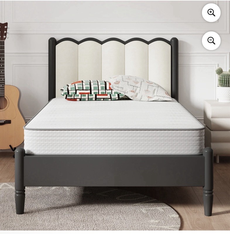 Avenco CozyNest 6 Twin Size Medium Supportive Innerspring Mattress White New