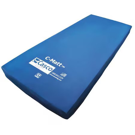 C-Matt H12046 Mattress, Navy/Blk, 6 In.H, Fire Protection