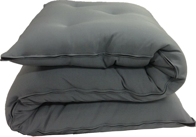 Twin Floor Rolling Futon Mattresses, Sleeper Bedding Mats 3 x 39 x 80, Gray