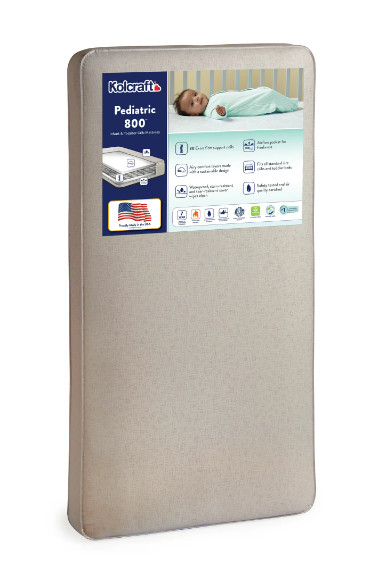 Pediatric 800 Extra Firm Crib Toddler Mattress 80Coil Waterproof Pick Your Color