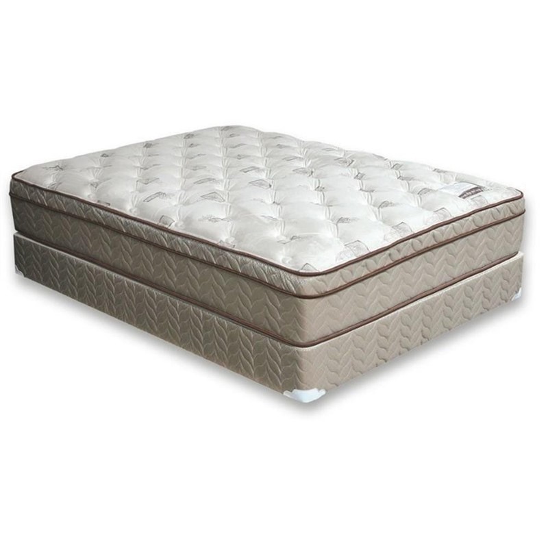 Furniture of America Sandroman Fabric California King Mattress in Beige