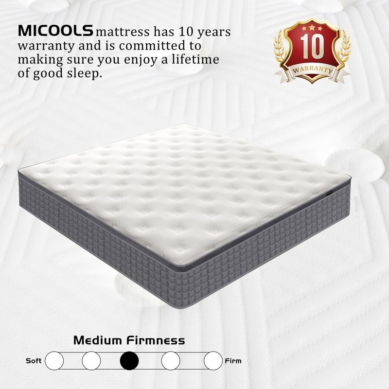 14"12" Mattress in A Box Gel Memory Foam Hybrid Spring,Twin Full Queen King Size gallery