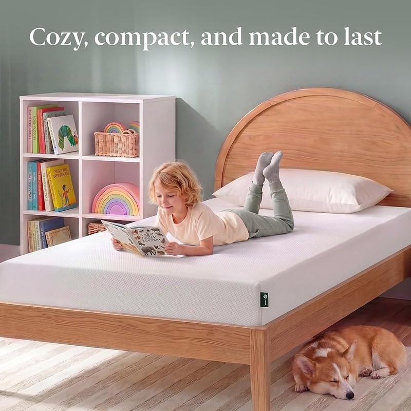 Memory Foam Mattress Medium Firm Pressure Relief Green Tea Charcoal Safe New gallery