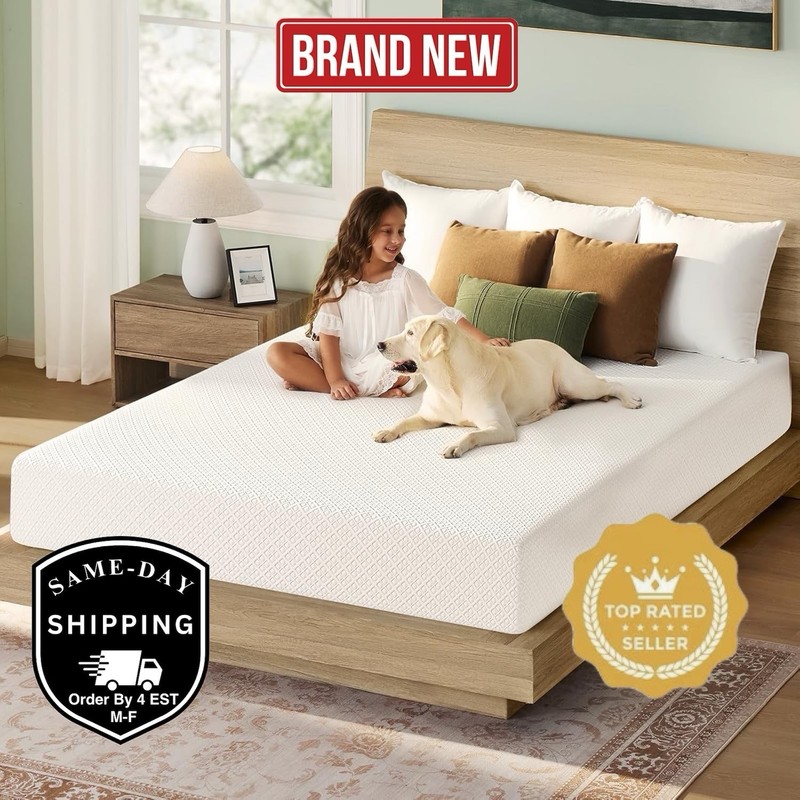 Rolanstar Mattress, 6 Inch Gel Memory Foam Mattress in a Box Full, Certi-Pur