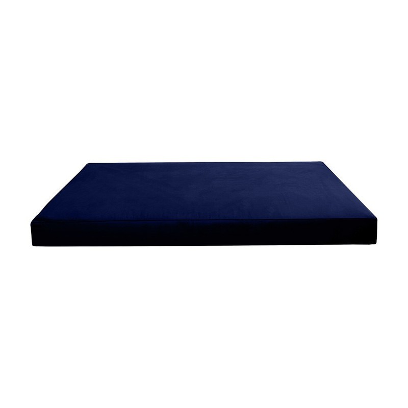 Same Pipe 6″ Twin-XL 80x39x6 Velvet Indoor Daybed Mattress |COVER ONLY|-AD373