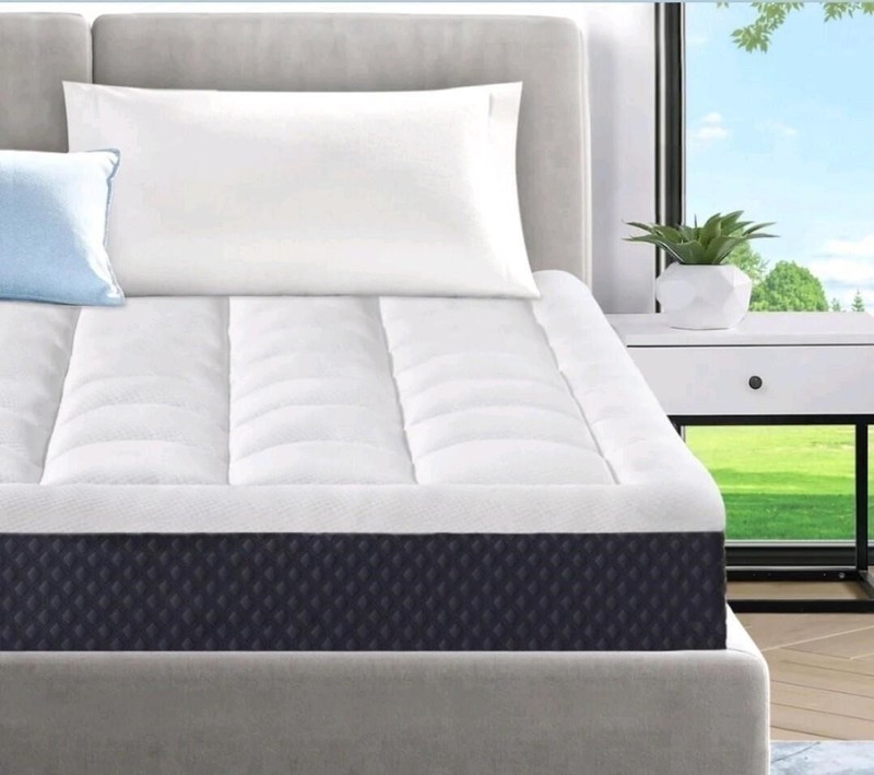 ELEMUSE 5 Inch Twin XL Mattress for Kids Adults, Cooling Gel Memory Foam Plus Pi