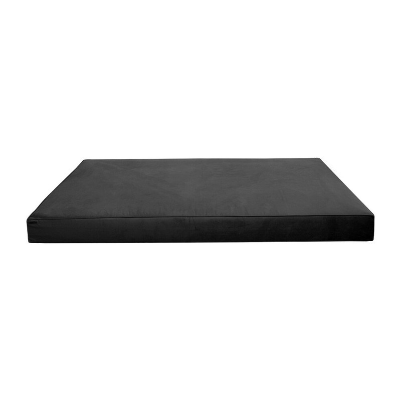 Same Pipe 6″ Twin-XL 80x39x6 Velvet Indoor Daybed Mattress |COVER ONLY|-AD350