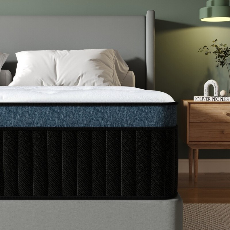12″ 14″ Mattress Twin Full Queen King Pocket Spring Gel Memory Foam Bed in a Box