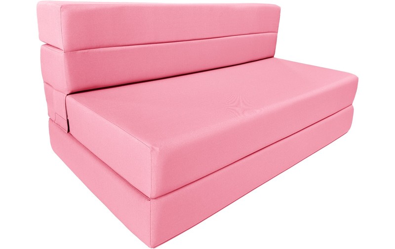 Folding Foam Mattress, Chair Lounger, Studio Guest Sleeper Sofa Bed, 80 x 39 x 6 gallery