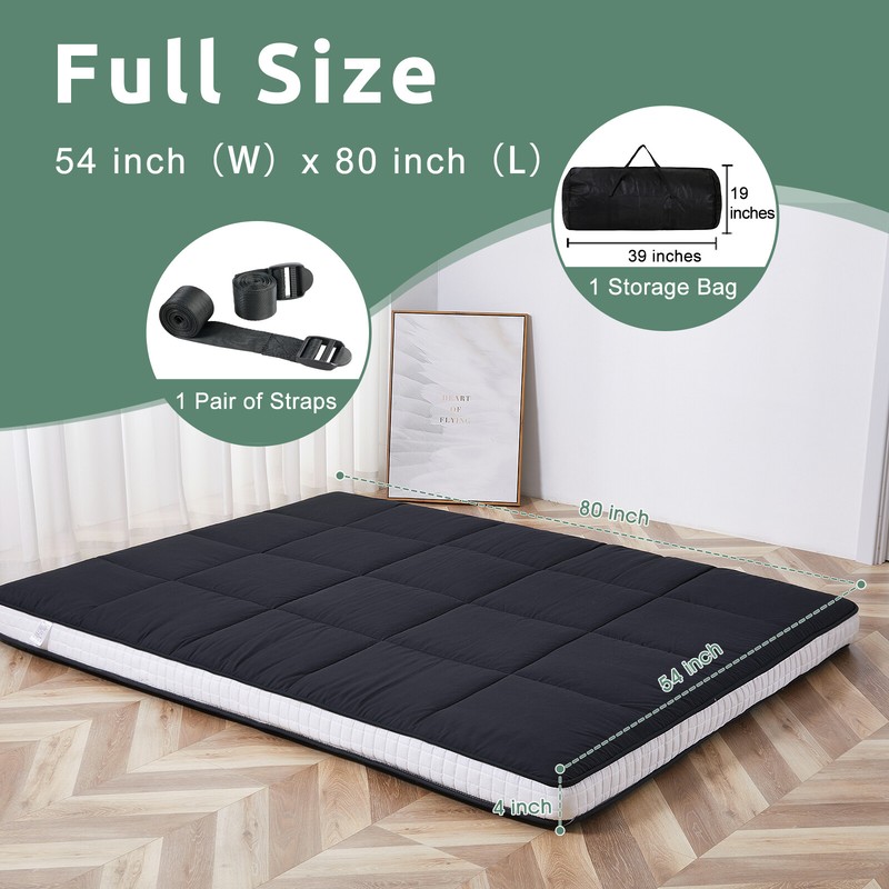 Slsy 80*54*4inch Japanese Floor Mattress Thicken Tatami Mat Dorm Sleeping Pad gallery