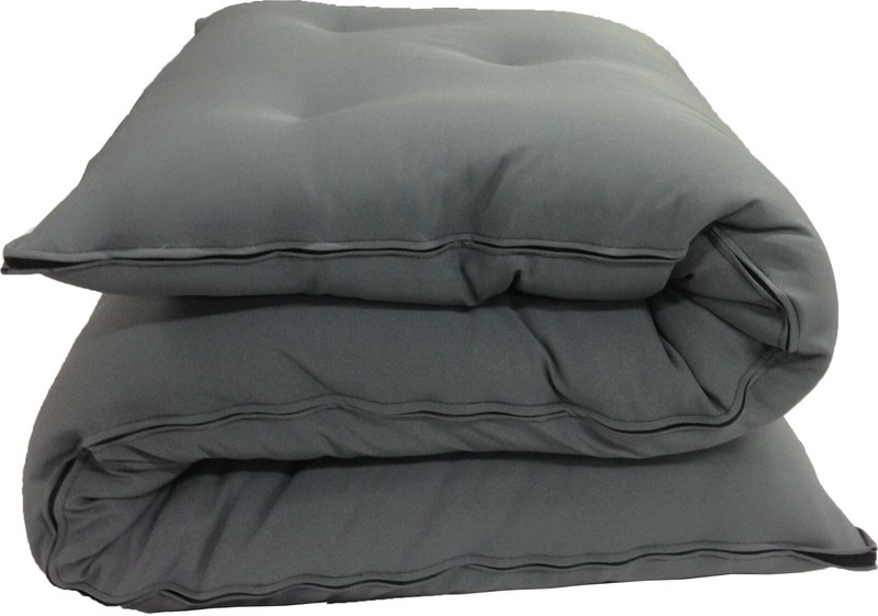 Traditional Floor Rolling Futon Mattresses, Sleepover Cotton Pads 3x27x80 Gray