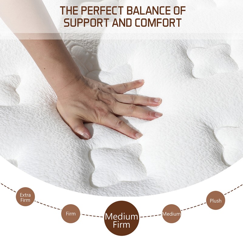 14/12/10 Inch Twin Full Queen King Mattress Memory Foam Spring Hybrid In A Box gallery
