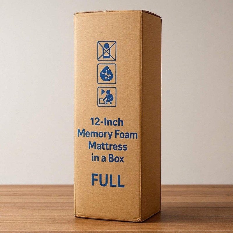 12-Inch Memory Foam Mattress in a Box — Full