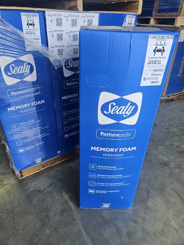 Sealy Posturepedic Queen Mattress Memory Foam 11 Inch NIB
