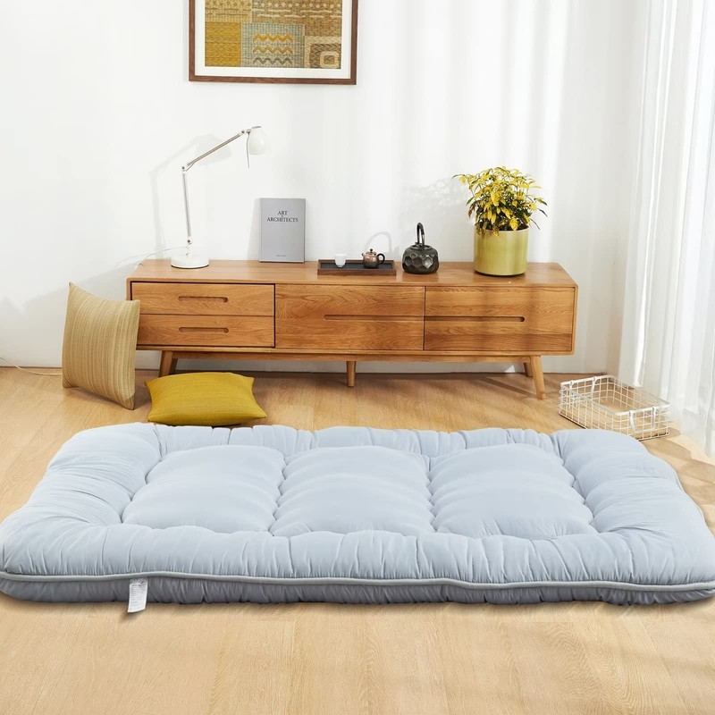 Sleeping Mat on Floor for Adults, Futon Mattress SleepMattress Pads Sleeping …