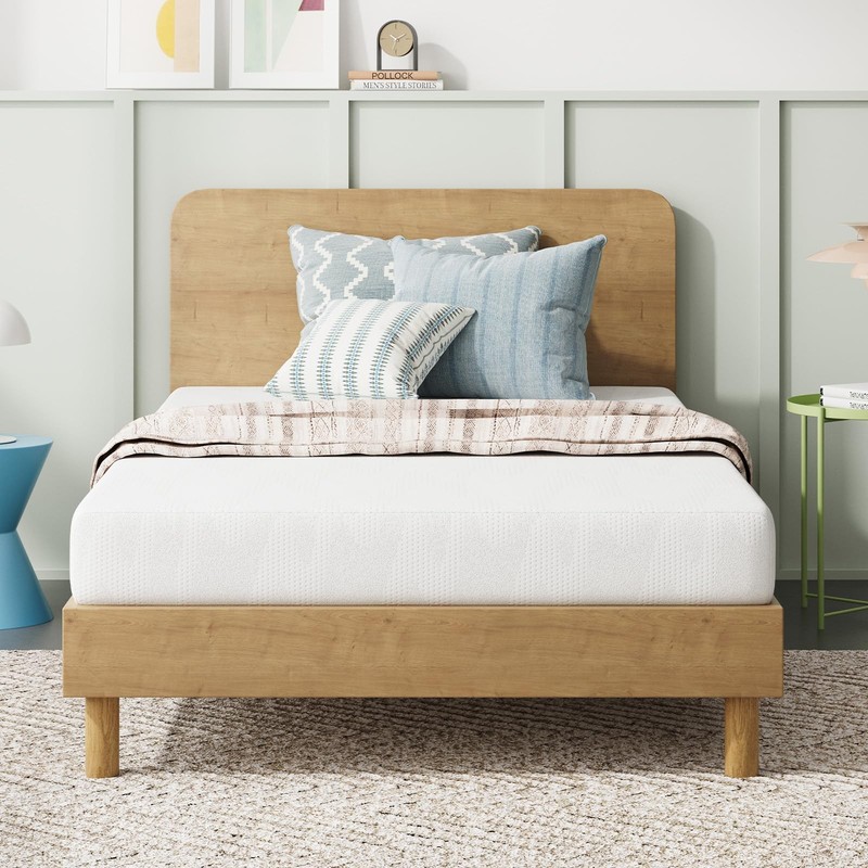 Novilla Twin Mattress, 6 Inch Gel Memory Foam