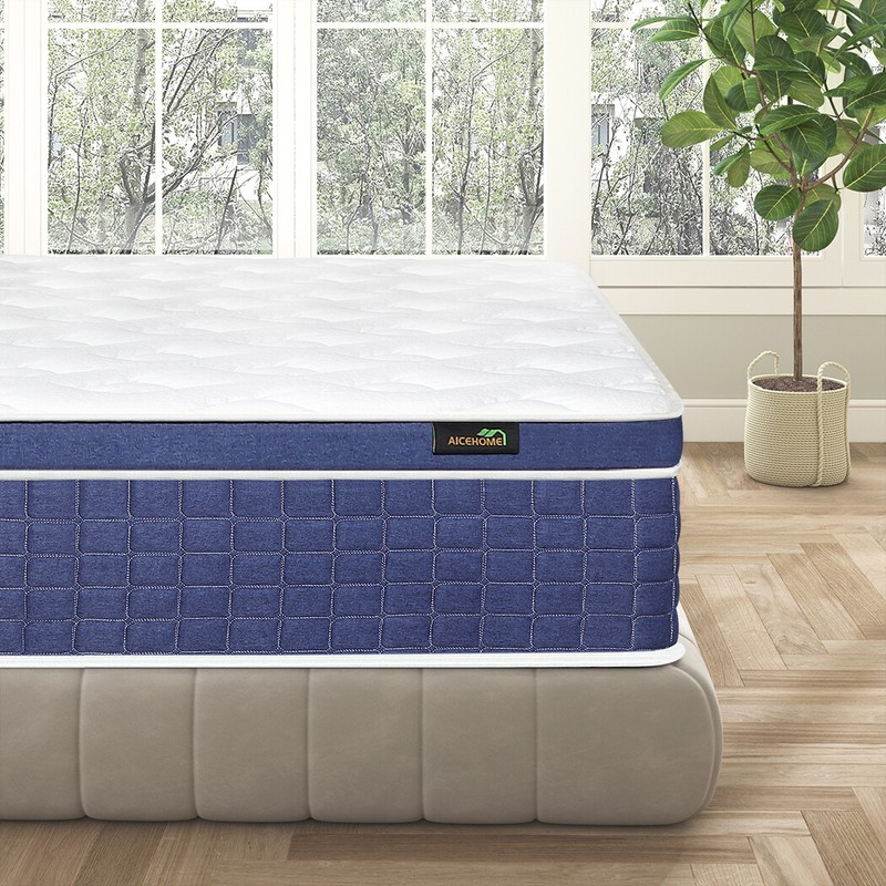 12/14 Inch Mattress Hybrid Mattress in A Box, Twin Full Queen King Size