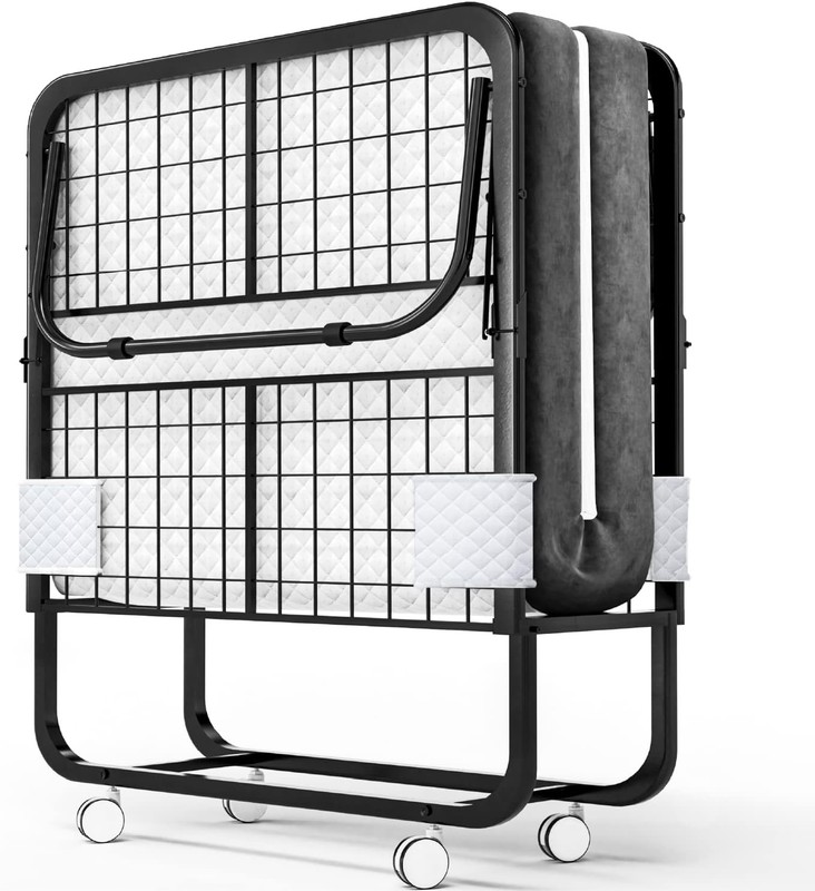 Folding Bed with Mattr - 75x31 Cot Size Fre - Portable