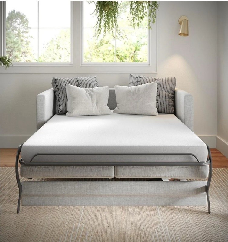 Flash Furniture Cloud Cooling Memory Foam Mattress, 4”