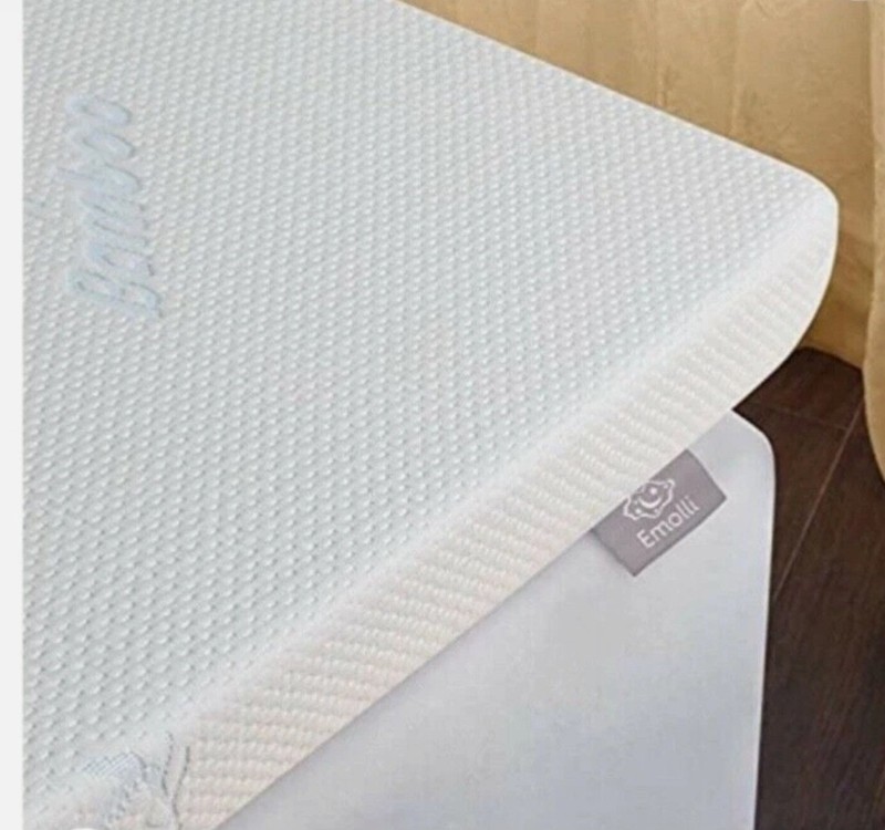 Emolli Memory Foam Mattress Topper – High Density Gel Infused Memory Foam (KING)